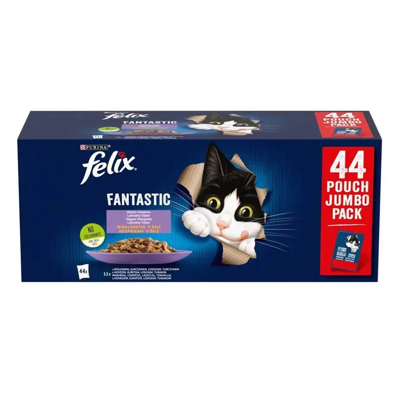 Felix Fantastic Mix In Gelei Natvoer Voor Katten 85g by Purina – product photo