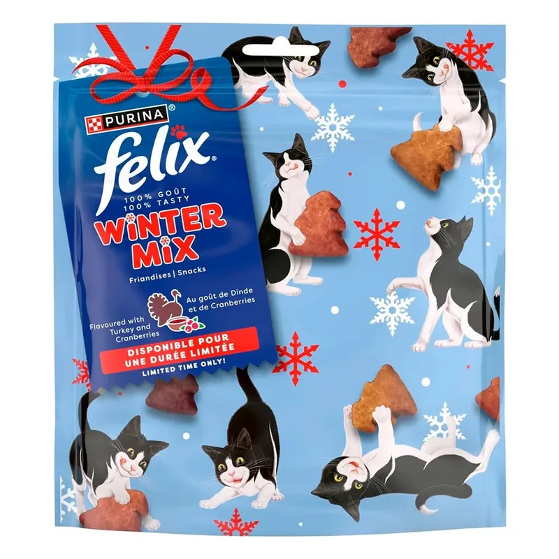 Felix Mix Hivernal Dinde & Cranberry Friandise Pour Chat 200 G by Purina – product photo