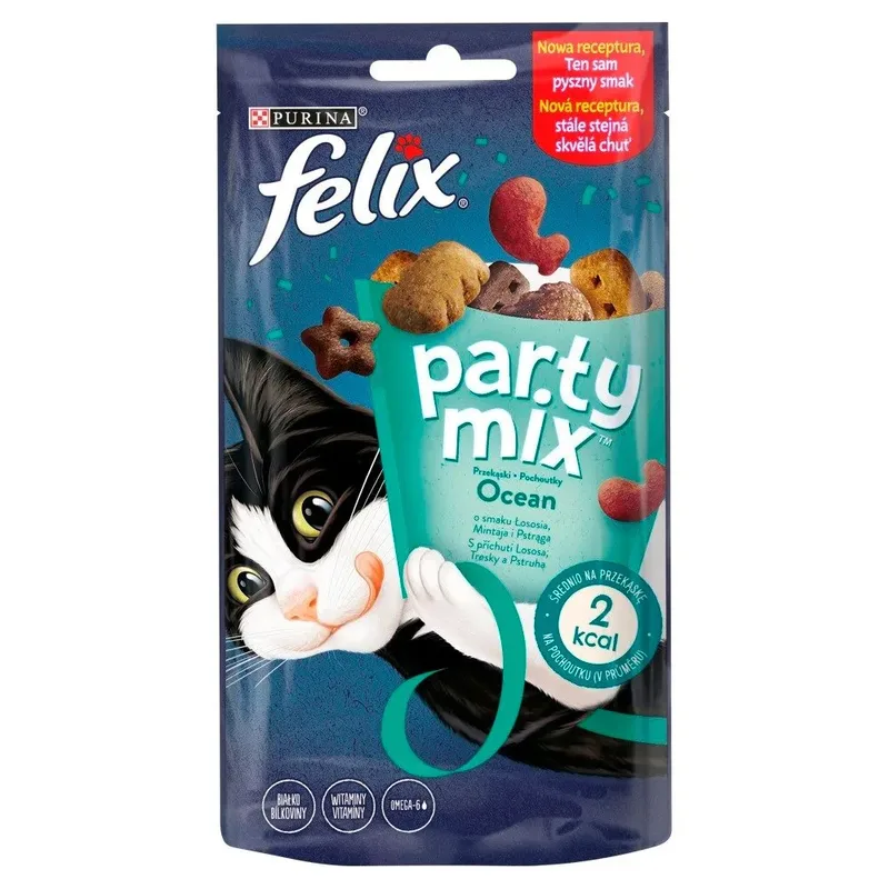 Felix Party Mix Ocean Mix Katten Snacks 60g de Purina – photo produit
