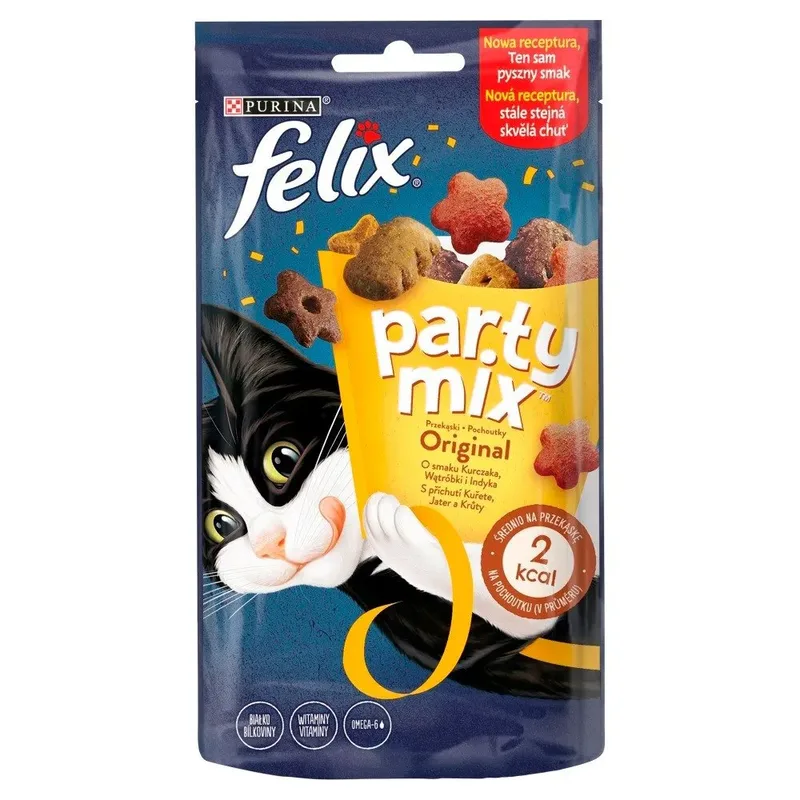 Felix Party Mix Original Katten Snack 60g de Purina – photo produit