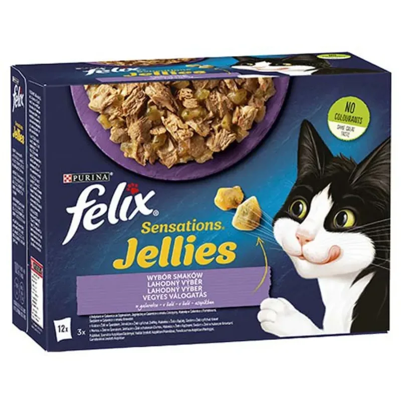 Nourriture Humide Pour Chats Felix Sensations Mix Dinde 85g 4 Unités de Purina – photo produit