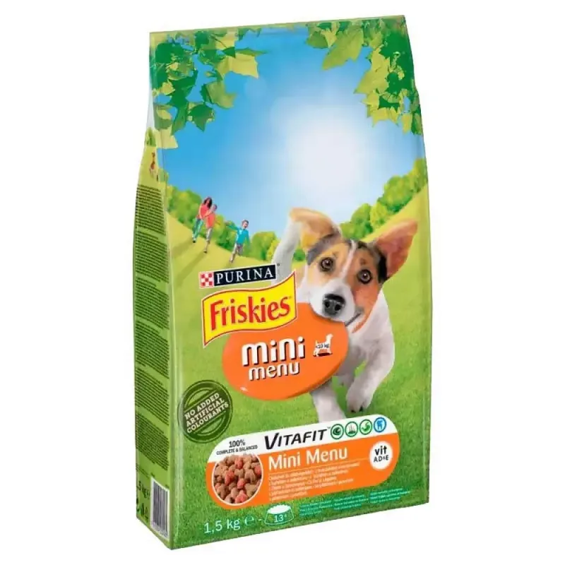 Friskies Mini Menu Kip Met Groenten Hondenvoer 1.5kg by Purina – product photo