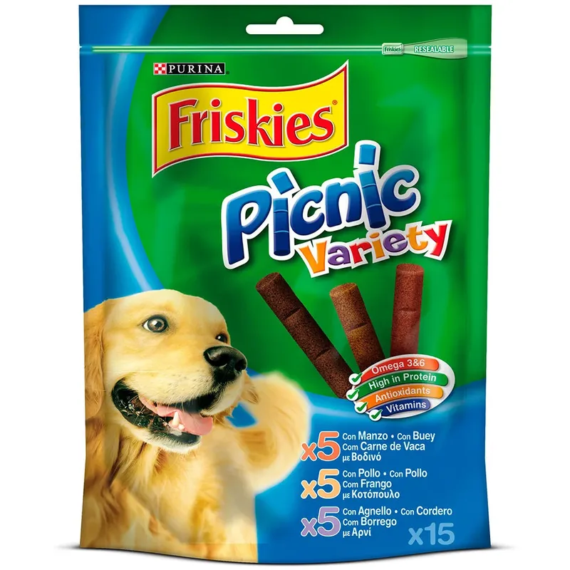 Friskies Picnic Variety 15 Honden Snack 8x126g by Purina – product photo