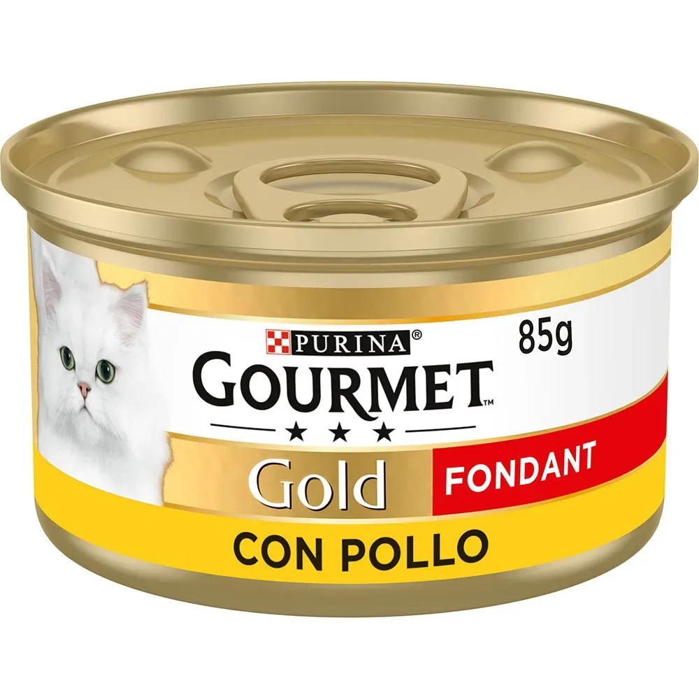 Goud Gourmet Fondant Kip 24x85g Kattenvoer von Purina – Produktfoto