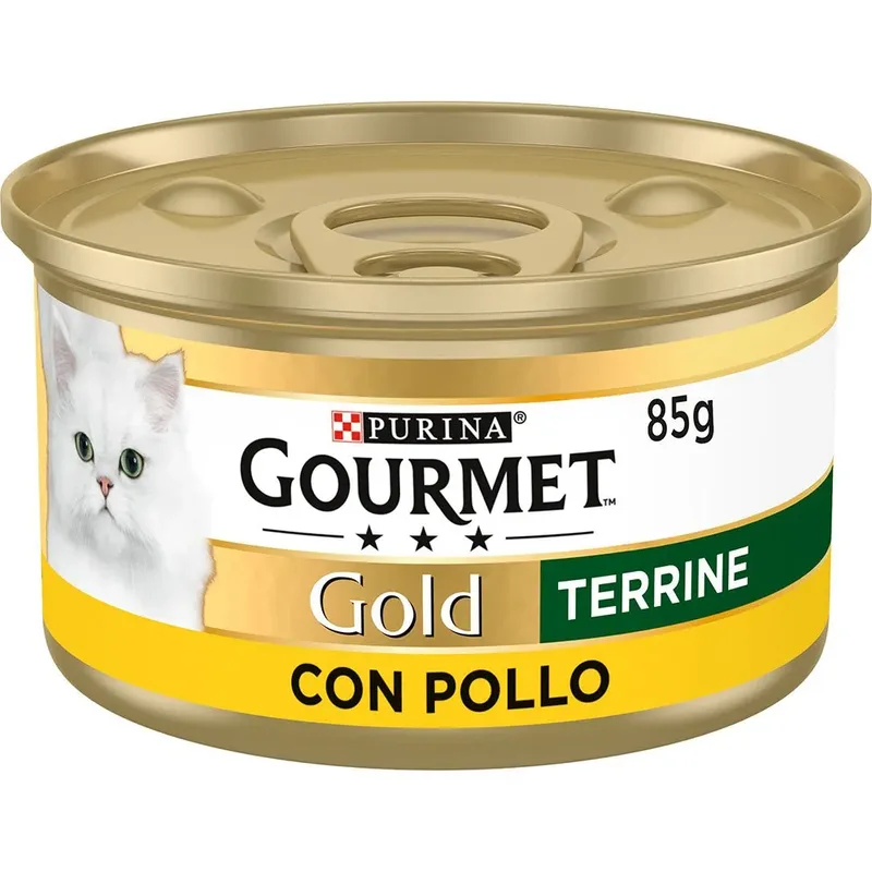 Goud Gourmet Kip Terrine Kattenvoer 24x85g de Purina – photo produit