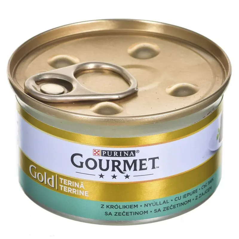 Goud Gourmet Konijn Nat Kattenvoer 85g de Purina – photo produit