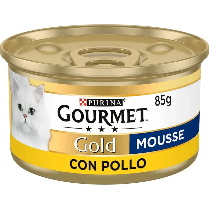 Goud Gourmet Mousse Kip 24x85g Kattenvoer by Purina – product photo