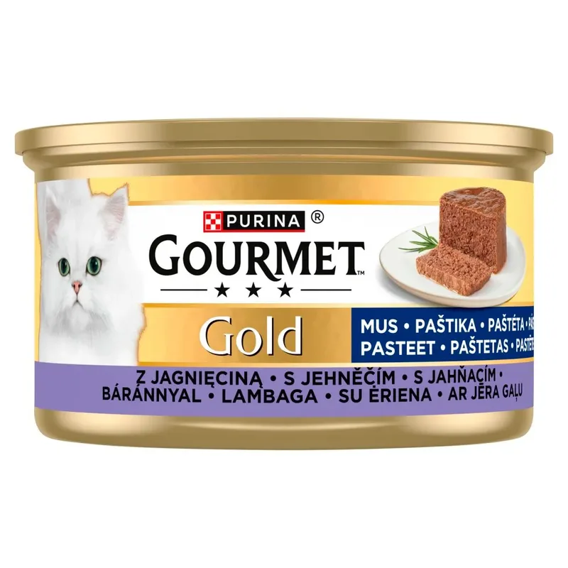 Gold Gourmet Mousse Mit Lamm Nassfutter Für Katzen 85g von Purina – Produktfoto