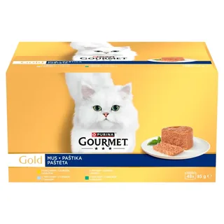 Gold Gourmet Mousse Nassfutter Für Katzen 85 G 48 Einheiten von Purina – Produktfoto 1 von 6