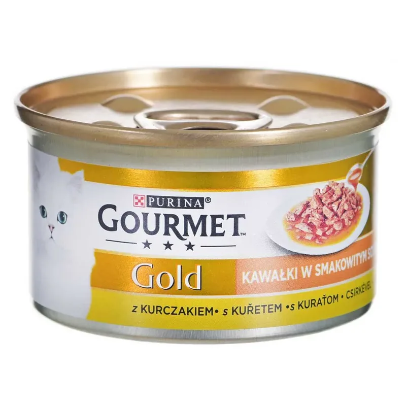 Goud Gourmet Saus Delight Kip Nat Kattenvoer 85g de Purina – photo produit