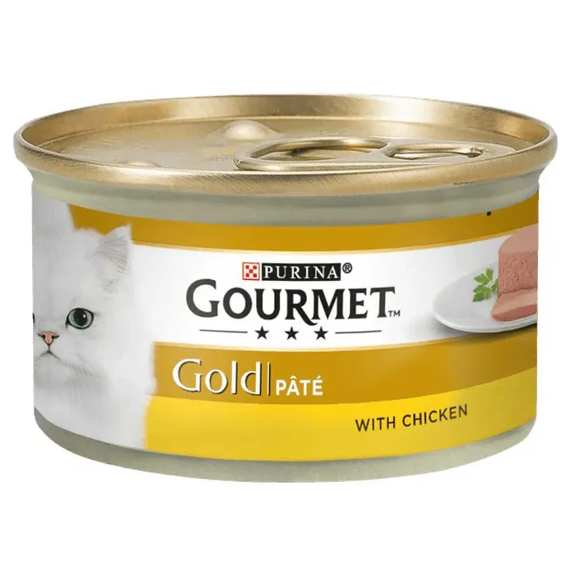 Gourmet Gold Salmon And Chicken 85g Natvoer Voor Katten by Purina – product photo