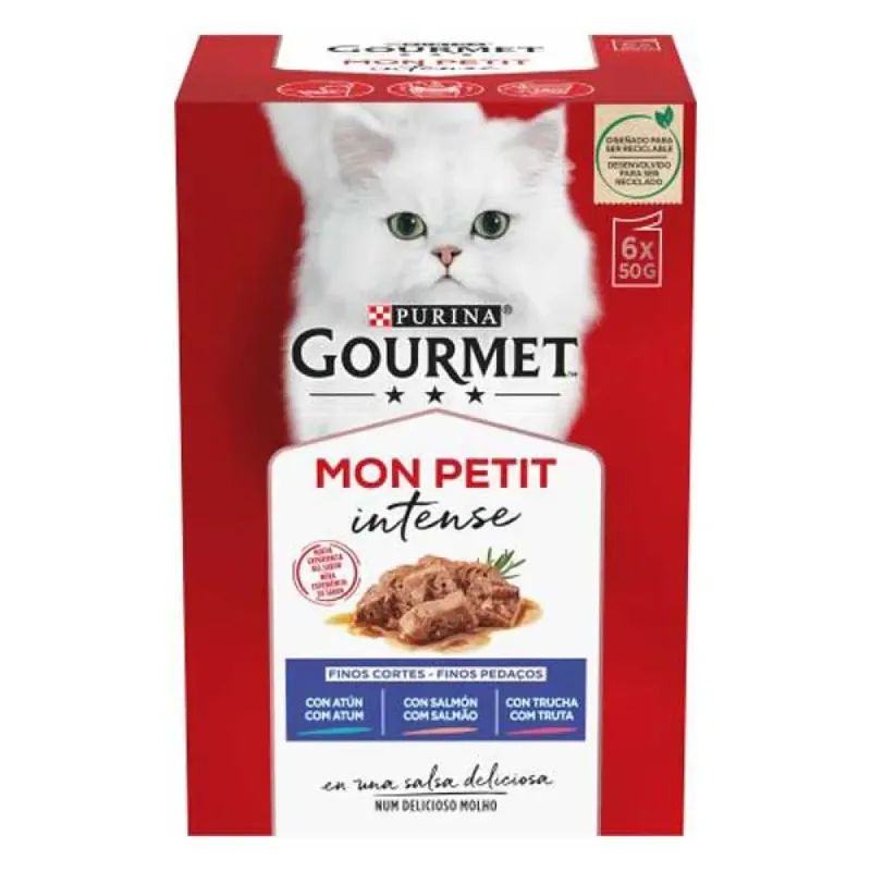 Gourmet Mon Petit Fish Kattenvoer 6x50g de Purina – photo produit