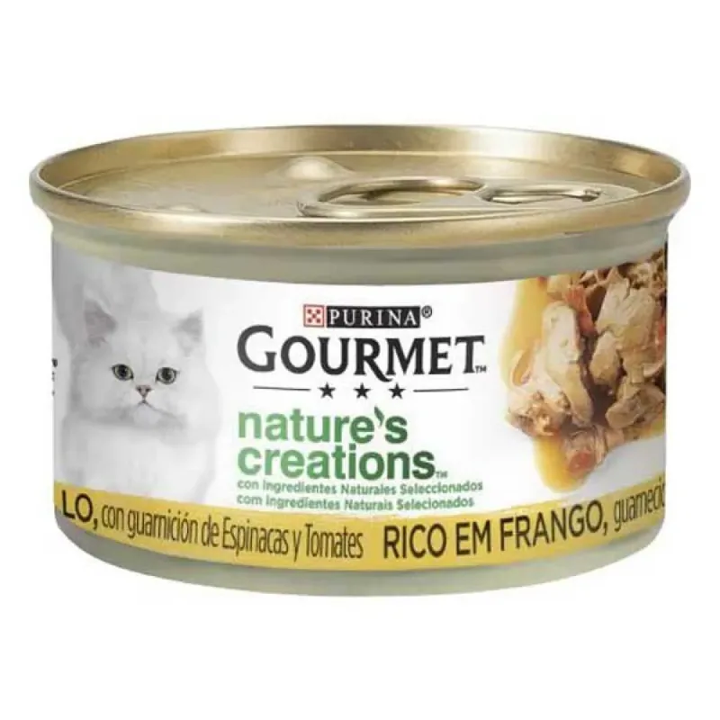 Gourmet Nature Chicken 24x85g Kattenvoer by Purina – product photo