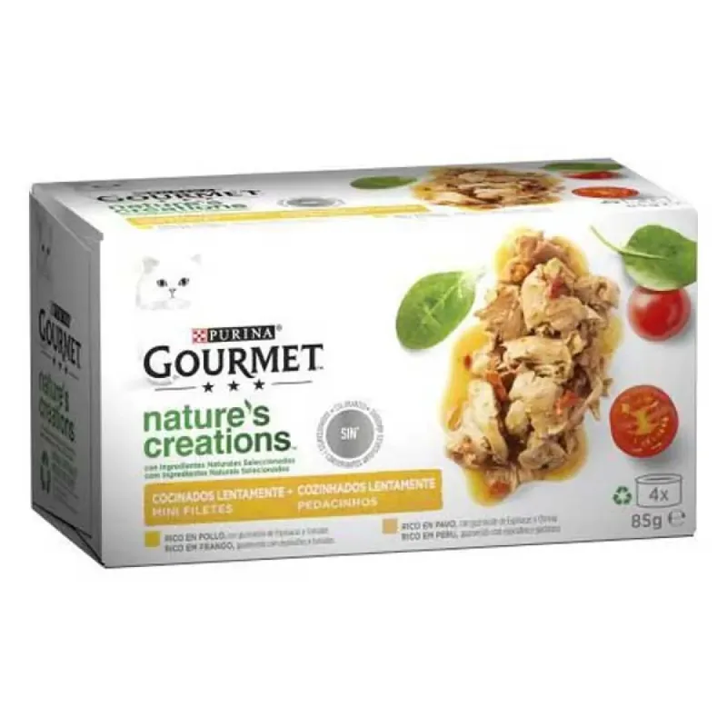 Gourmet Nature Chicken 48x85g Kattenvoer de Purina – photo produit