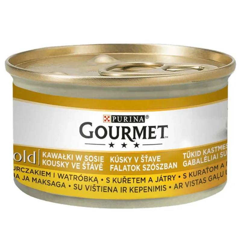 Pâtée Pour Chat Gourmet Au Foie De Poulet 85g de Purina – photo produit