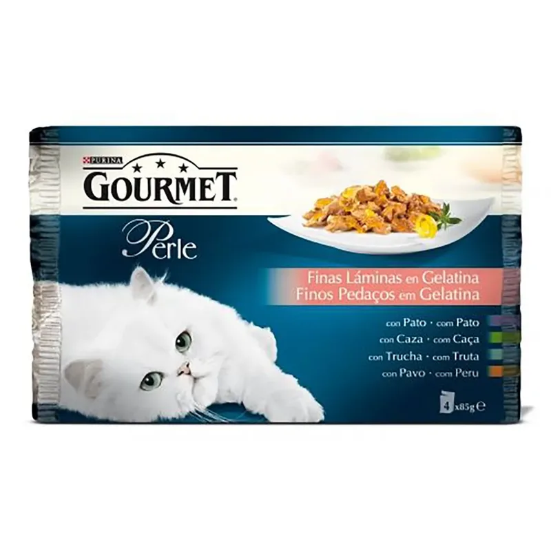 Gourmet Perle Nassfutter Für Katzen 4x85g 12 Einheiten von Purina – Produktfoto