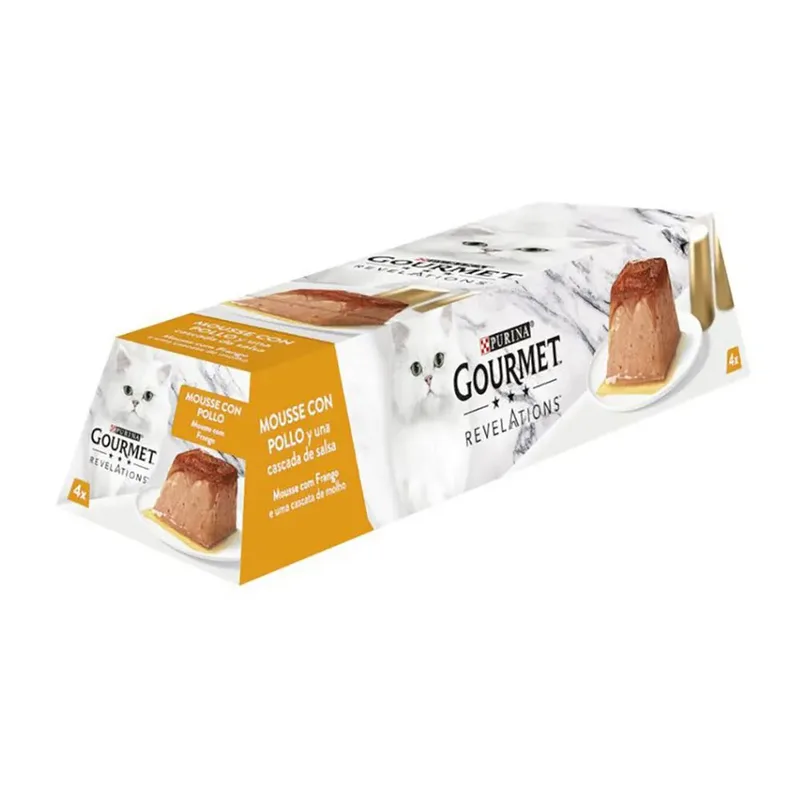 Gourmet Revelations Gelati Salt Nourriture Humide Pour Chats 6x4x57g de Purina – photo produit
