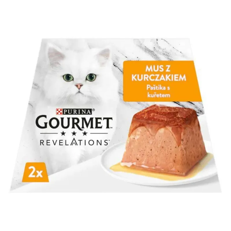 Gourmet Revelations Hühnchen Nassfutter Für Katzen 57g 2 Einheiten von Purina – Produktfoto