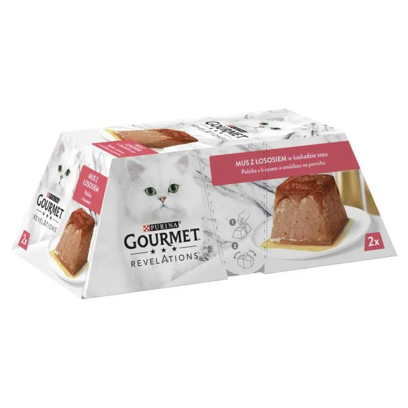 Gourmet Revelations Zalm Nat Kattenvoer 57g 2 Eenheden de Purina – photo produit