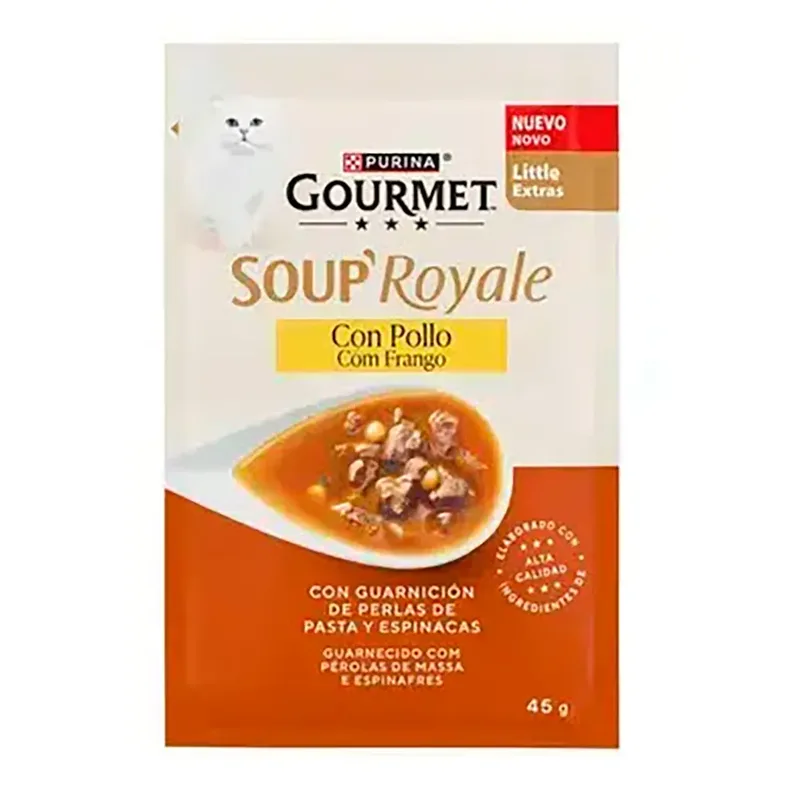 Gourmet Soup Royale Kip Natvoer Voor Katten 30x45g by Purina – product photo
