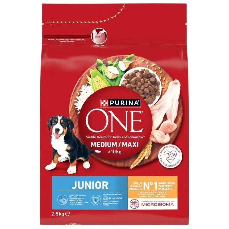 Junior Kip & Rijst Hondenvoer de Purina – photo produit