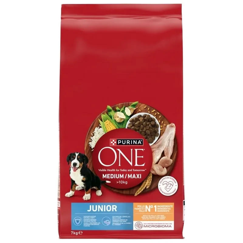 Junior Kip & Rijst Hondenvoer 7 Kg de Purina – photo produit