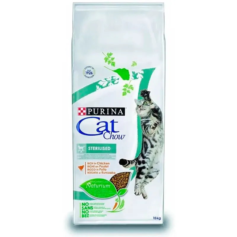 Nourriture Pour Chats Adultes Stérilisés Au Poulet 15kg de Purina – photo produit