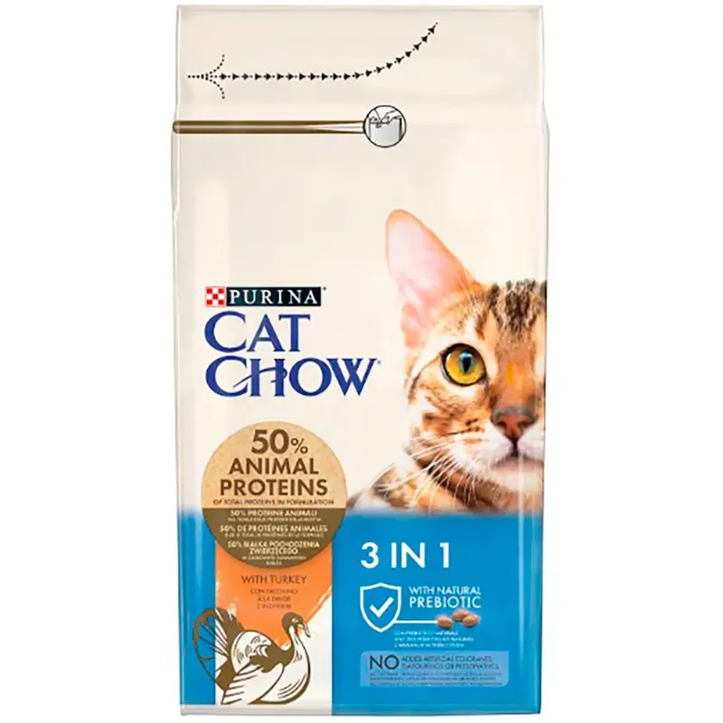 Katzenfutter Für Ausgewachsene Katzen Truthahn 1.5kg von Purina – Produktfoto