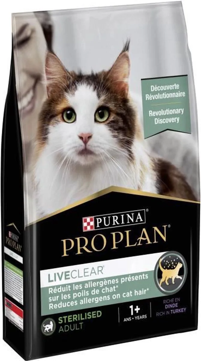 Liveclear Serie - Droog Kattenvoer - Kalkoen - 2,8kg - Allergenenreductie von Purina – Produktfoto