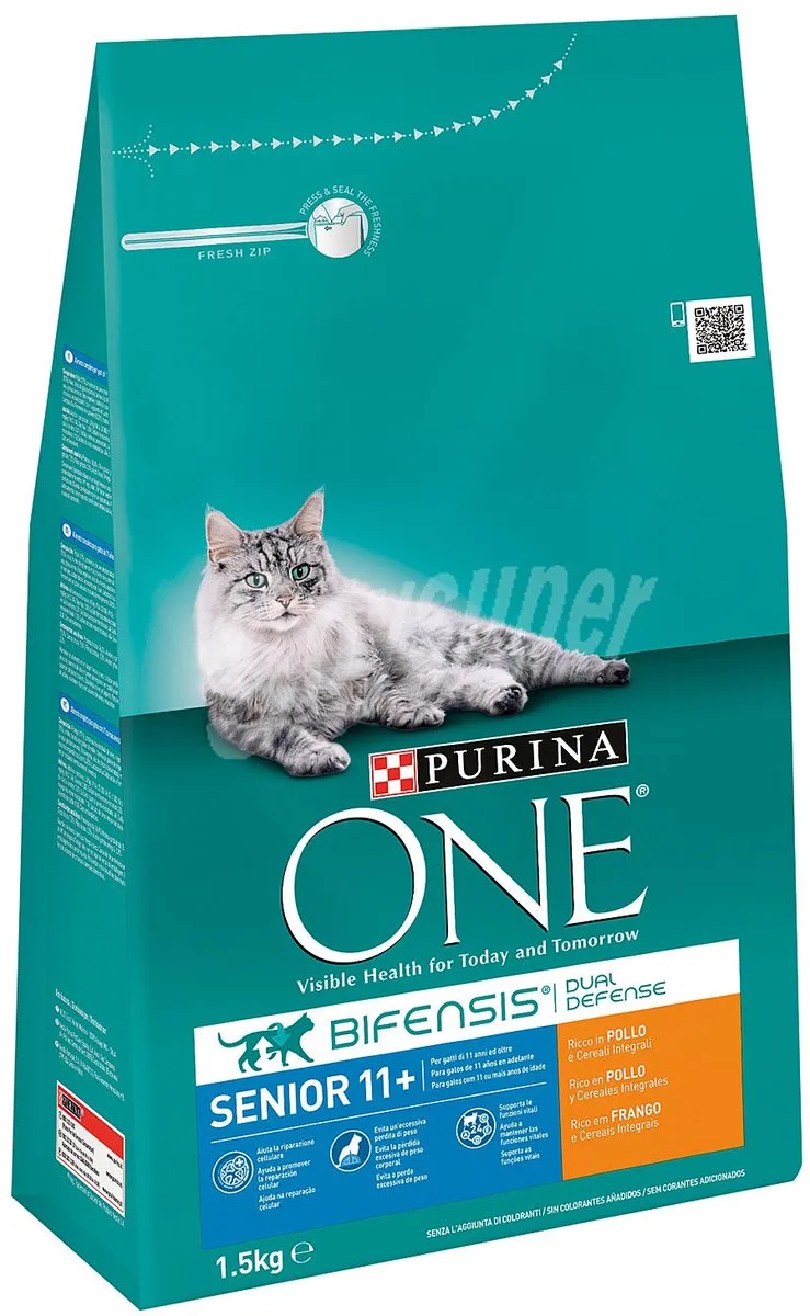 ONE BIFENSIS SENIOR 11+ - RIJK AAN KIP - 1.5kg de Purina – photo produit