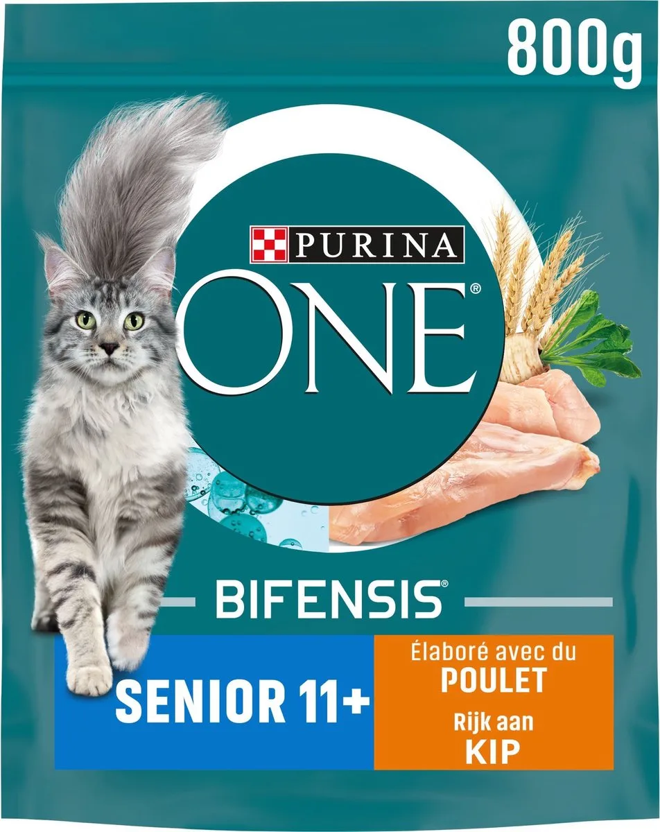 ONE BIFENSIS SENIOR 11+ - RIJK AAN KIP - 8x 800gr de Purina – photo produit