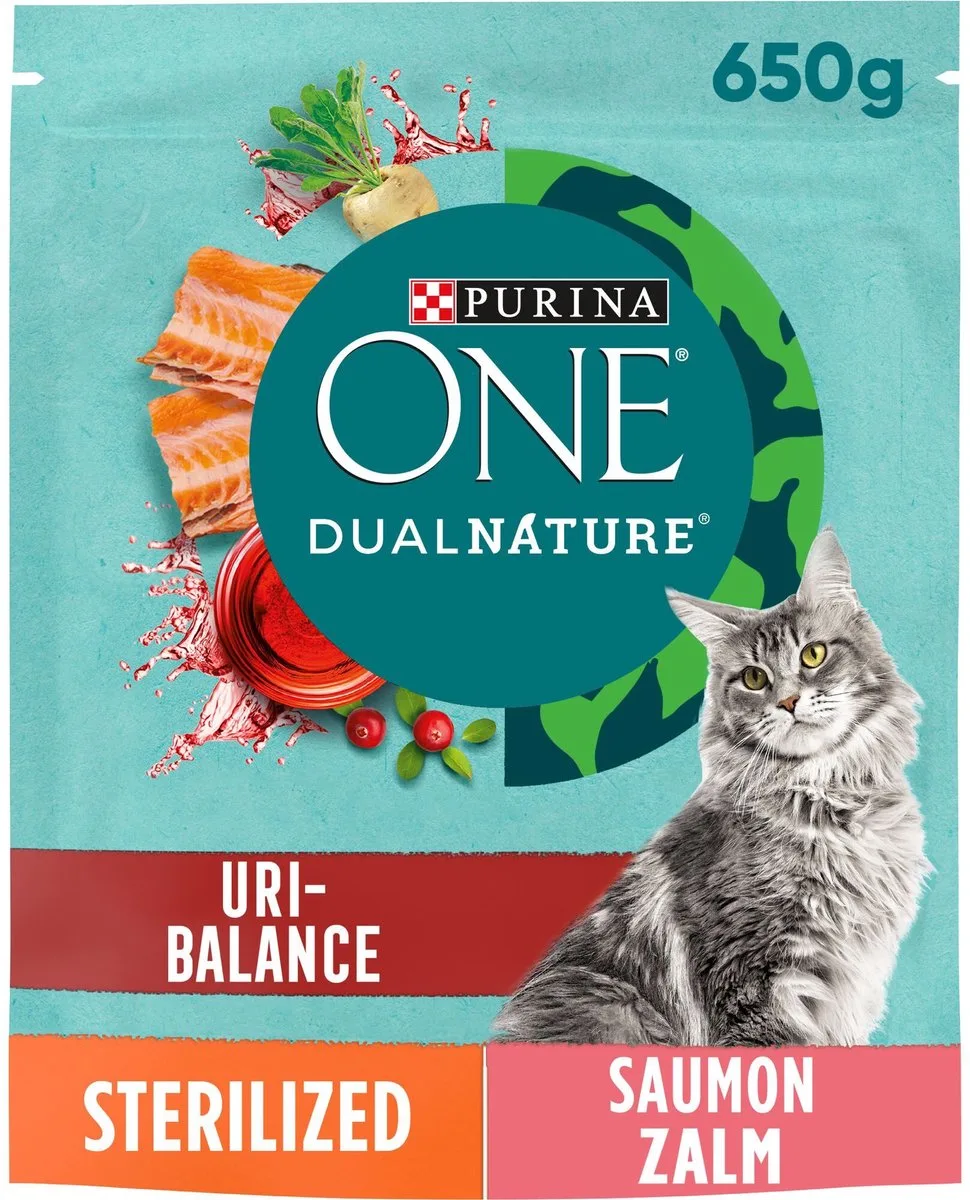 ONE DUAL NATURE 8x 650G STERILISED CRANBERRY by Purina – product photo