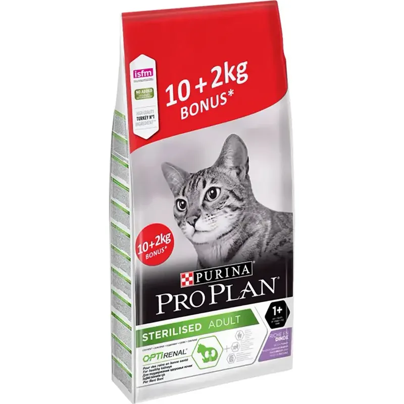 Nourriture Pour Chats Stérilisés Pro Plan 10+ à La Dinde 2kg de Purina – photo produit