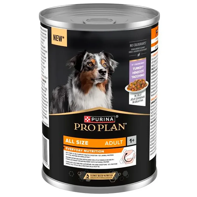 Pro Plan Adulte Dinde Nourriture Humide Pour Chien 12x400g de Purina – photo produit