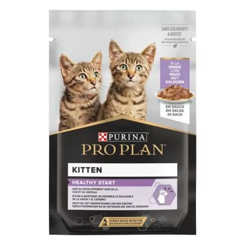 Pro Plan Junior Kalkoen 26x85g Kattenvoer de Purina – photo produit