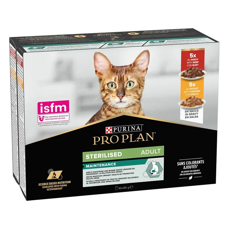 Pro Plan Multi Gesteriliseerd Osse-kip Katten Snack 85g 10 Eenheden by Purina – product photo