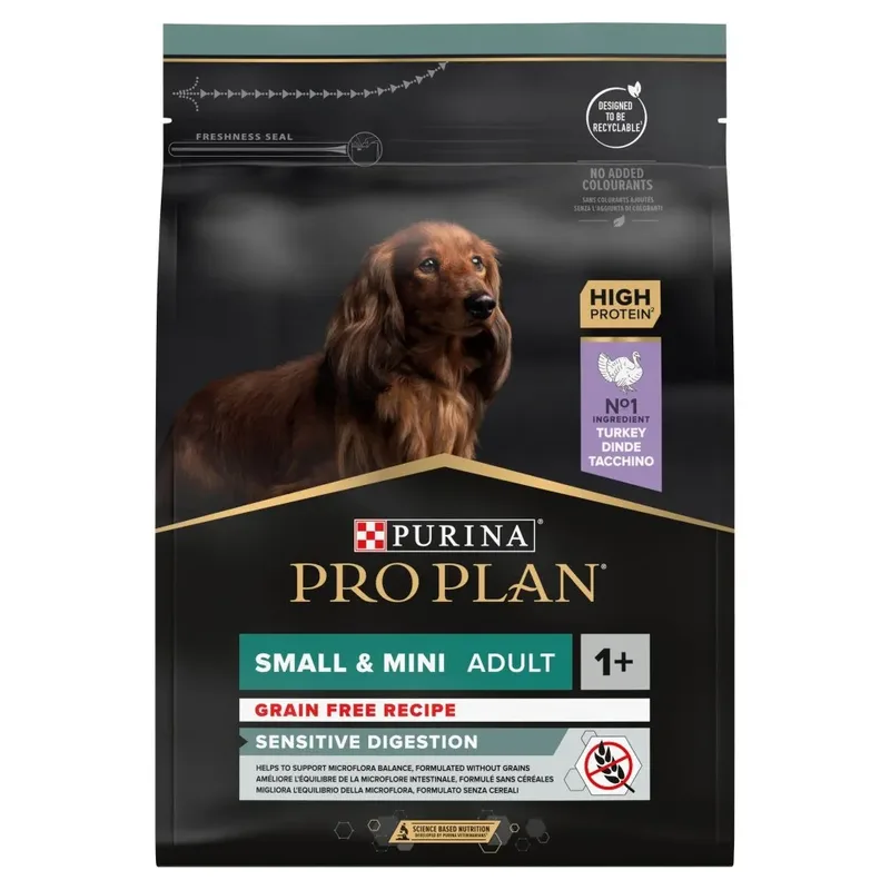 Pro Plan Sensitive Digestion Hundefutter Für Kleine & Mini Erwachsene Hunde 5kg von Purina – Produktfoto