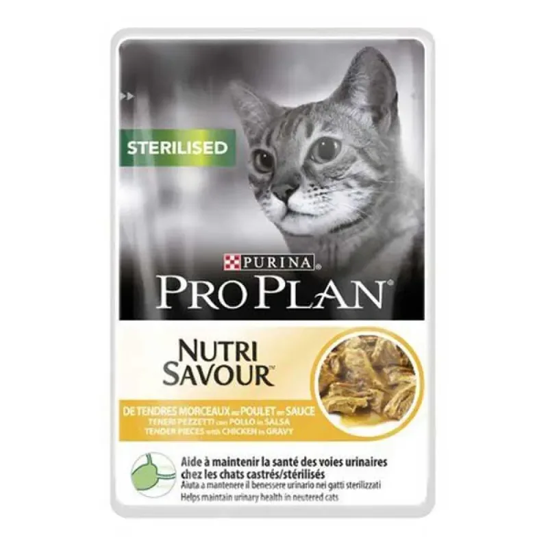 Pro Plan Sterilised Natvoer Voor Katten Met Kip 85g by Purina – product photo