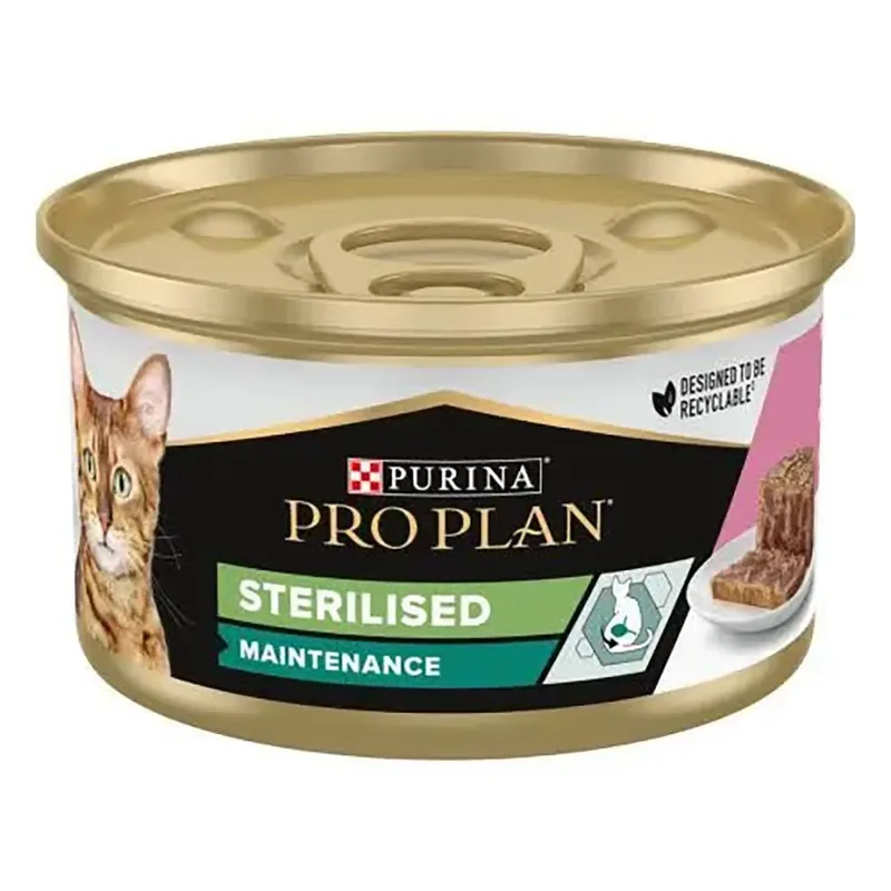 Pro Plan Sterilized Zalm Tonijn Katten Snack 85g 24 Eenheden by Purina – product photo