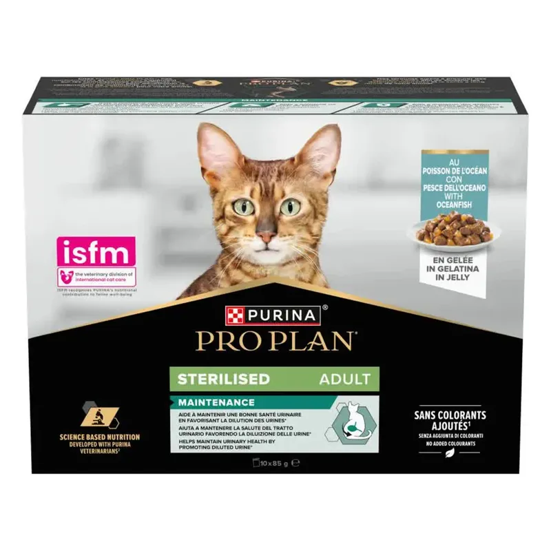 Pro Plan Sterlised Adult Maintenance 10x85g Natvoer Voor Katten by Purina – product photo