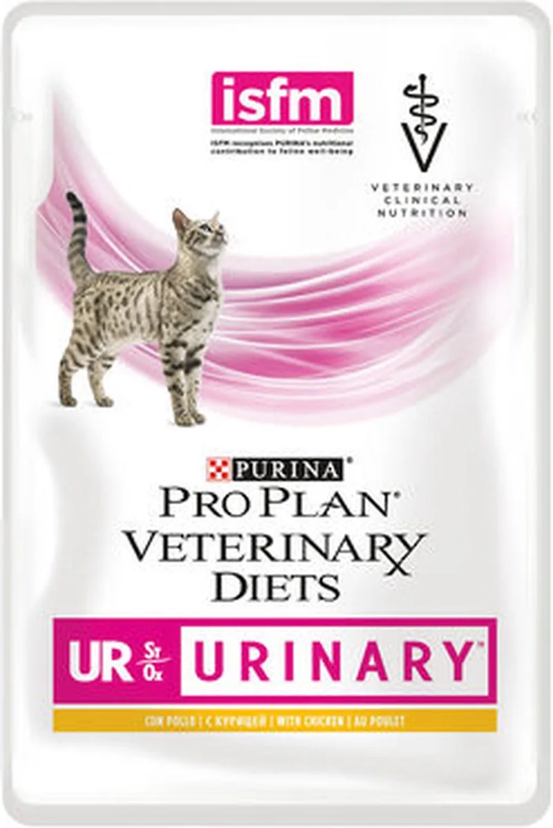 Pro Plan VD UR Urinary Kat Pouch Kip - 10 x 85 g van Purina – productfoto