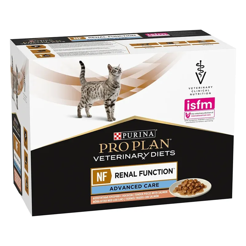 Pro Plan Vet Nf Renal Function Salmon Pouch 10x85g Kattenvoer by Purina – product photo