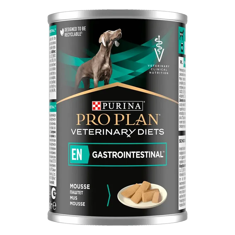 Pro Plan Veterinary Diets Canine Mousse En Natvoer Voor Honden Met Gastro-intestinale Problemen 400g de Purina – photo produit