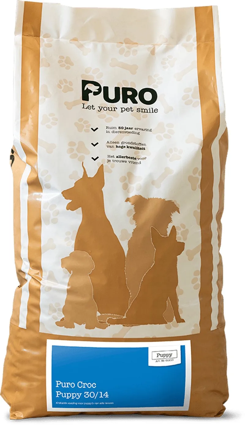 Puro Croc Select - Puppy 30/14 - Krokante hondenbrokken - 10 kg by Puro Petfood – product photo