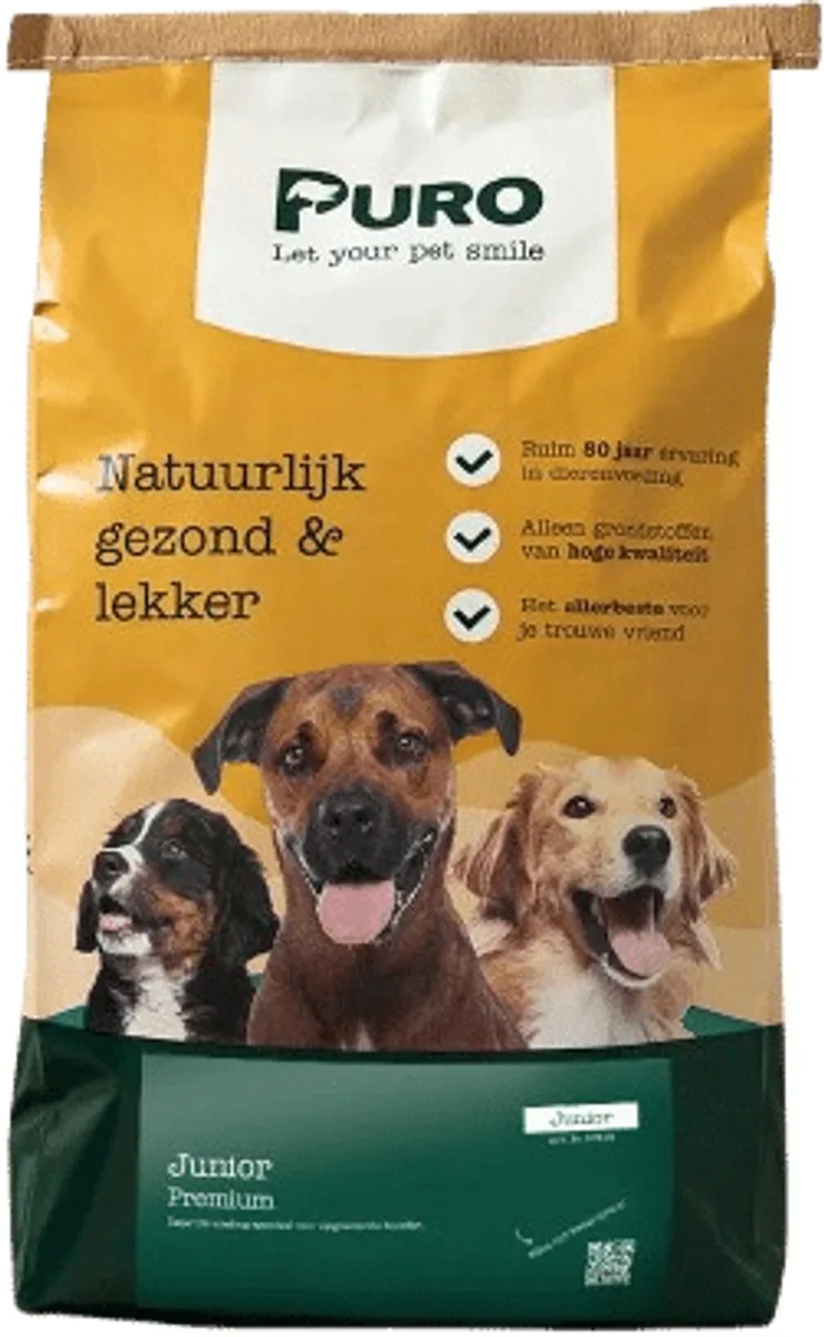 Puro Premium - Junior - Hondenvoer - 5 kg by Puro Petfood – product photo