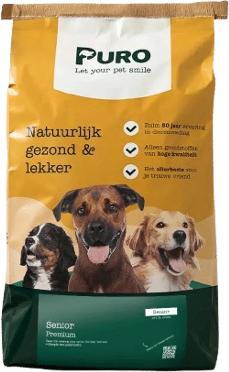 Puro Premium - Senior - Hondenvoer - 5 kg de Puro Petfood – photo produit