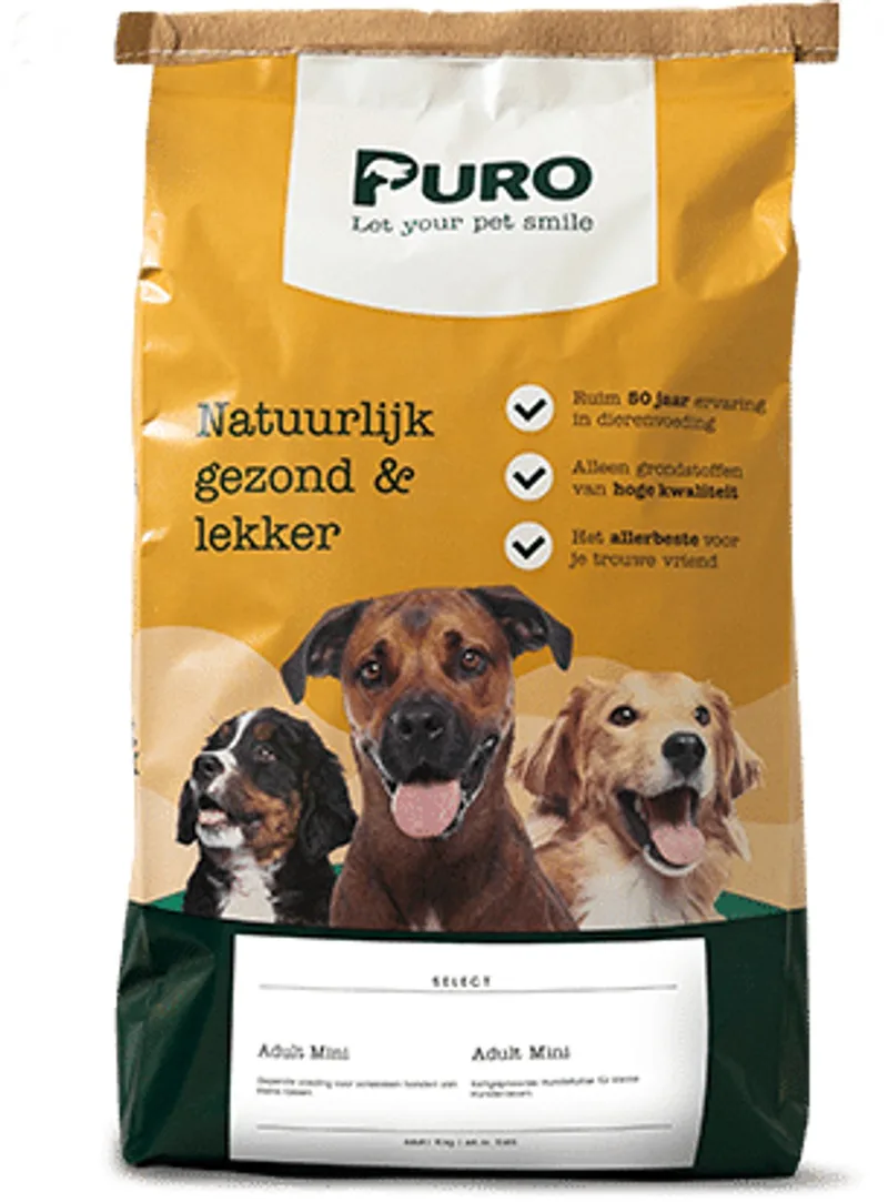 Puro Select - Adult Mini - Hondenvoer - 5 kg by Puro Petfood – product photo