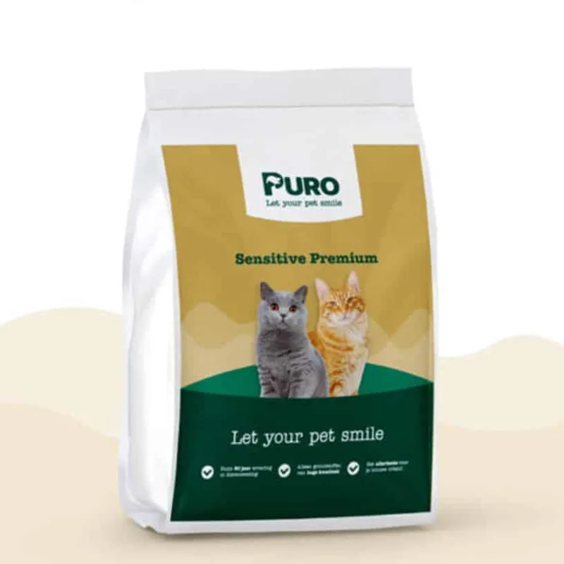 Puro Sensitive - Kat - 5 kg - Kattenvoer de Puro Petfood – photo produit