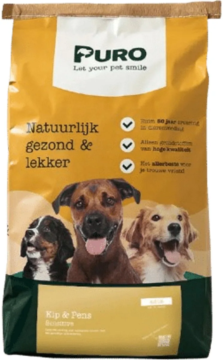 Puro Sensitive - Kip en Pens - Hondenvoer - 5 kg de Puro Petfood – photo produit
