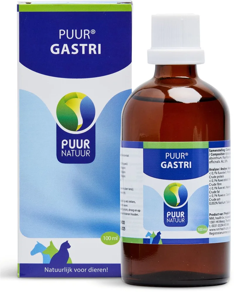 Natuur Gastri - Supplement - Spijsvertering - 100 ml Hond/Kat/Paard by Puur – product photo